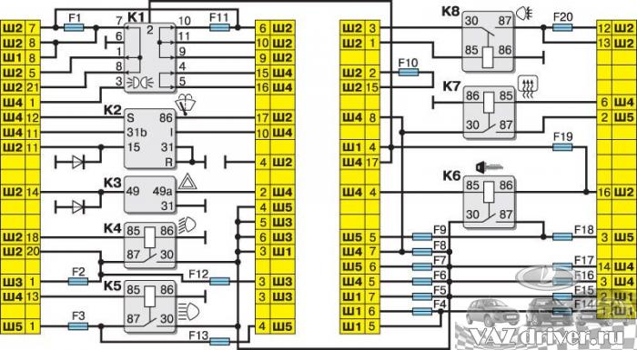 Схема предохранителей на ваз 2110 инжектор - Всё об автомобилях Лада ВАЗ