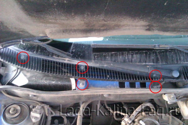 Где находится салонный фильтр на калине - Всё об автомобилях Лада ВАЗ